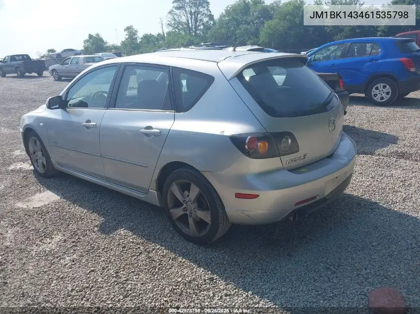 2006 Mazda Mazda3 S VIN: JM1BK143461535798 Lot: 42578798