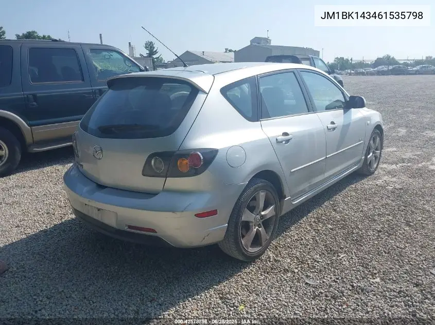 2006 Mazda Mazda3 S VIN: JM1BK143461535798 Lot: 42578798