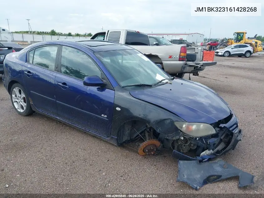 2006 Mazda Mazda3 S Touring VIN: JM1BK323161428268 Lot: 42605545