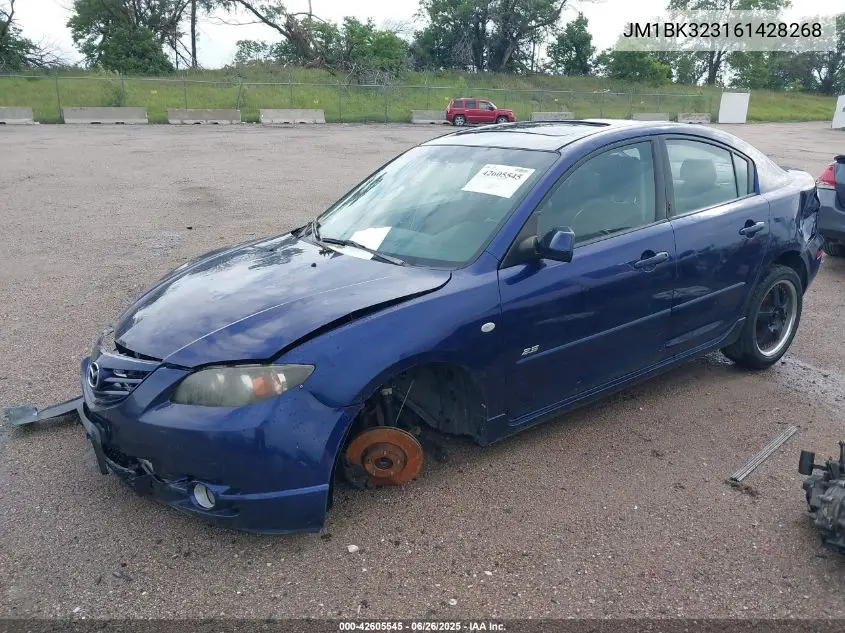 2006 Mazda Mazda3 S Touring VIN: JM1BK323161428268 Lot: 42605545