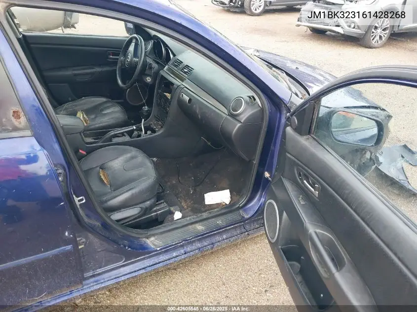 2006 Mazda Mazda3 S Touring VIN: JM1BK323161428268 Lot: 42605545