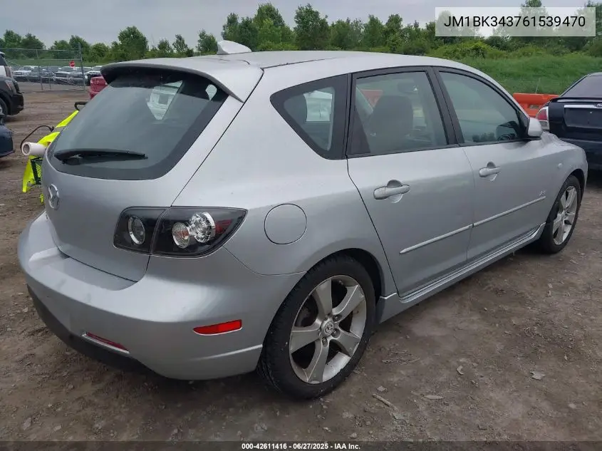 2006 Mazda Mazda3 S Grand Touring VIN: JM1BK343761539470 Lot: 42611416
