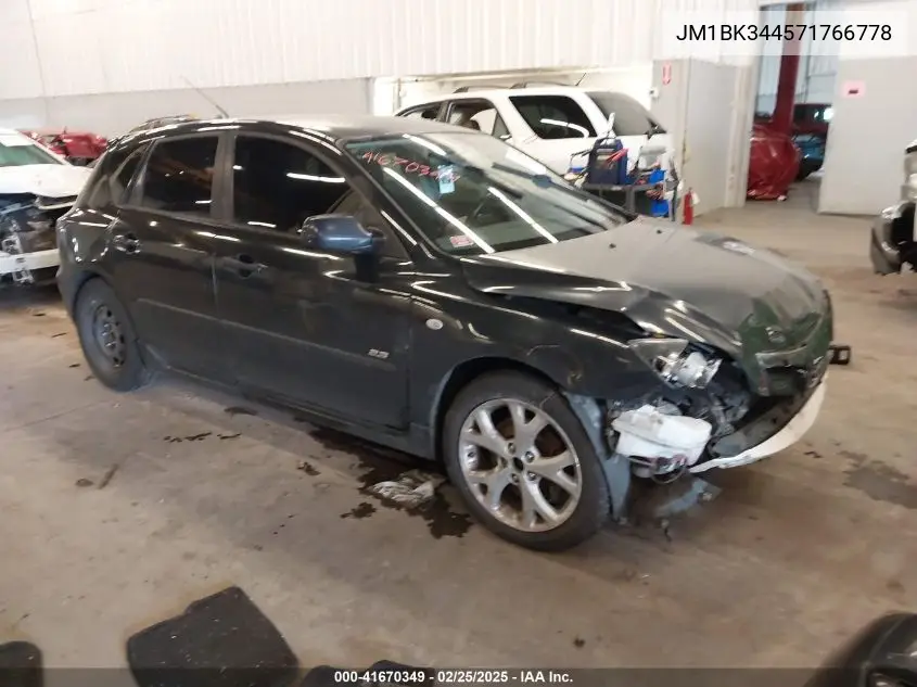 2007 Mazda Mazda3 S Touring VIN: JM1BK344571766778 Lot: 41670349