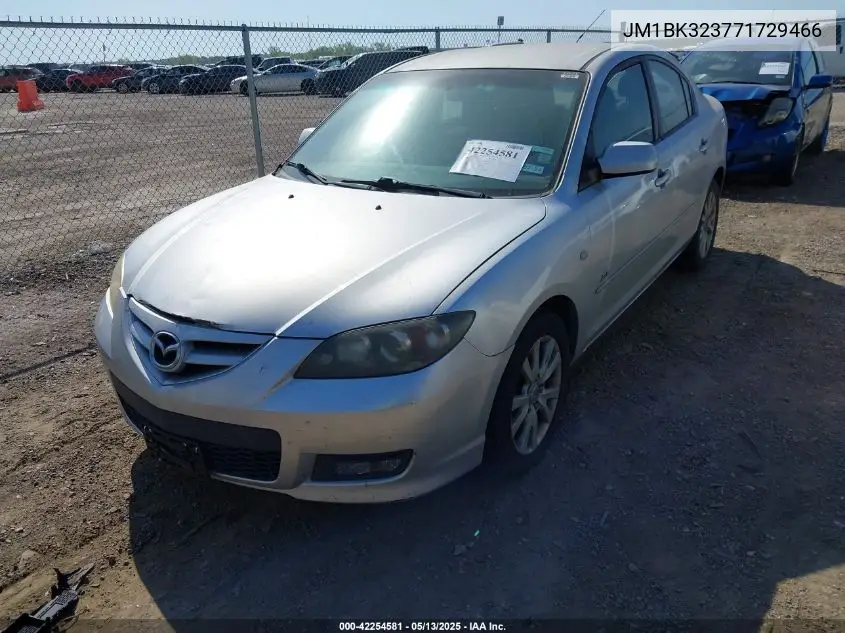 2007 Mazda Mazda3 S Sport VIN: JM1BK323771729466 Lot: 42254581