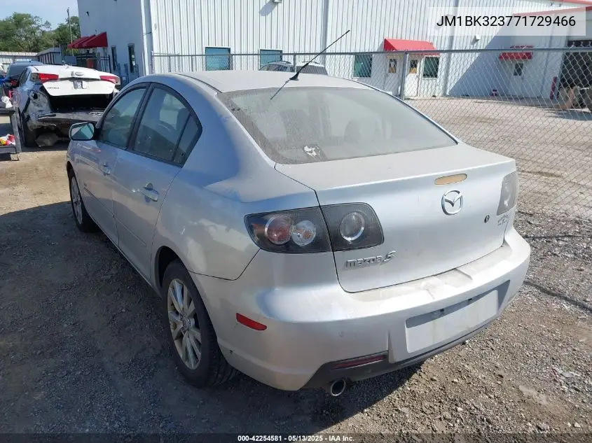 2007 Mazda Mazda3 S Sport VIN: JM1BK323771729466 Lot: 42254581