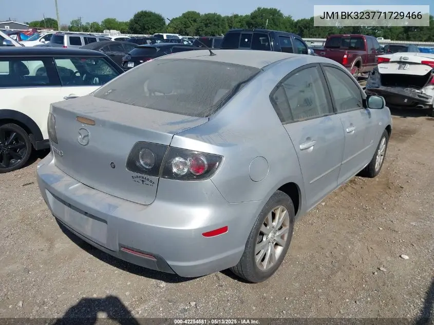 2007 Mazda Mazda3 S Sport VIN: JM1BK323771729466 Lot: 42254581