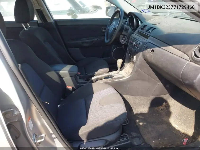 2007 Mazda Mazda3 S Sport VIN: JM1BK323771729466 Lot: 42254581