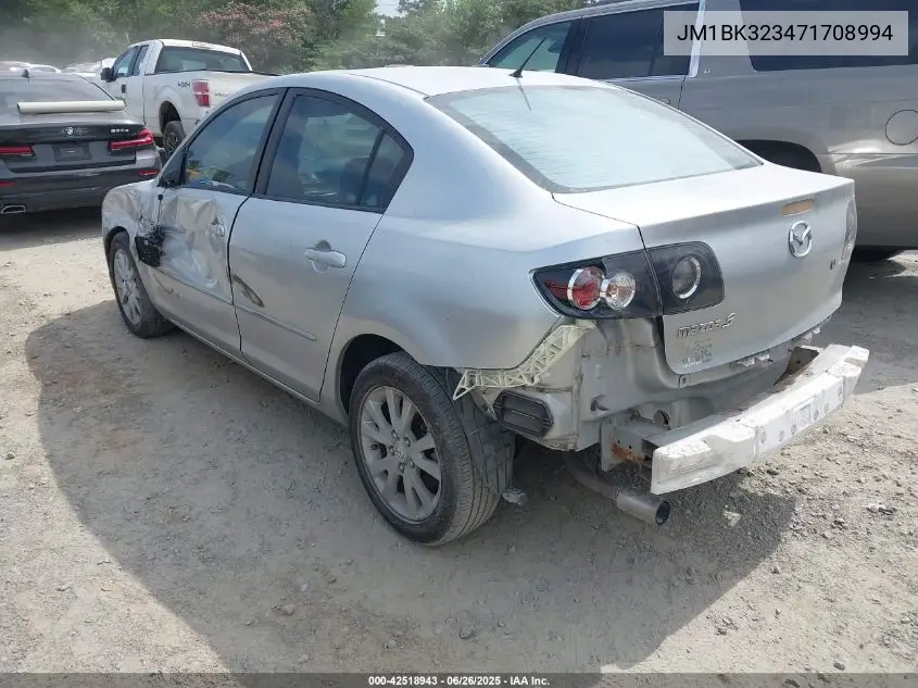 2007 Mazda Mazda3 S Sport VIN: JM1BK323471708994 Lot: 42518943