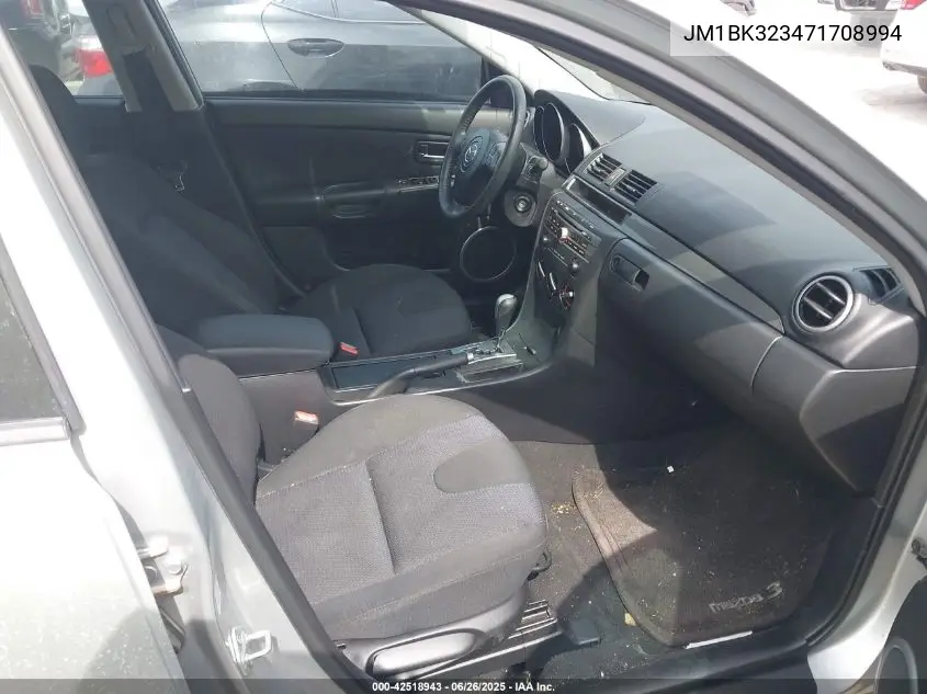 2007 Mazda Mazda3 S Sport VIN: JM1BK323471708994 Lot: 42518943