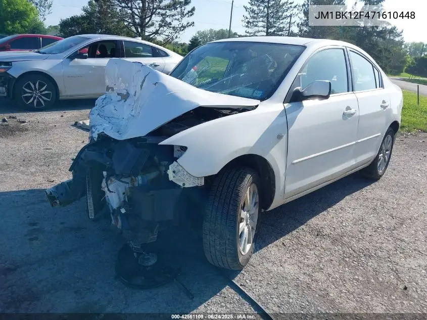 2007 Mazda Mazda3 I VIN: JM1BK12F471610448 Lot: 42561109