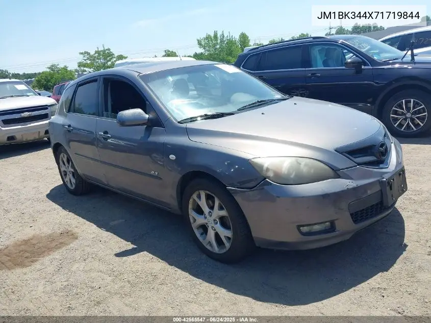 2007 Mazda Mazda3 S Touring VIN: JM1BK344X71719844 Lot: 42565547