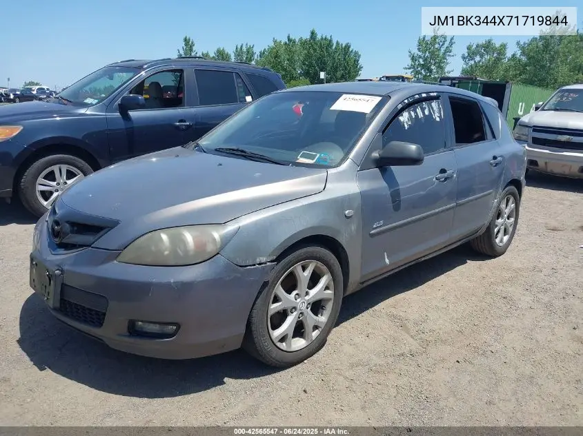 2007 Mazda Mazda3 S Touring VIN: JM1BK344X71719844 Lot: 42565547