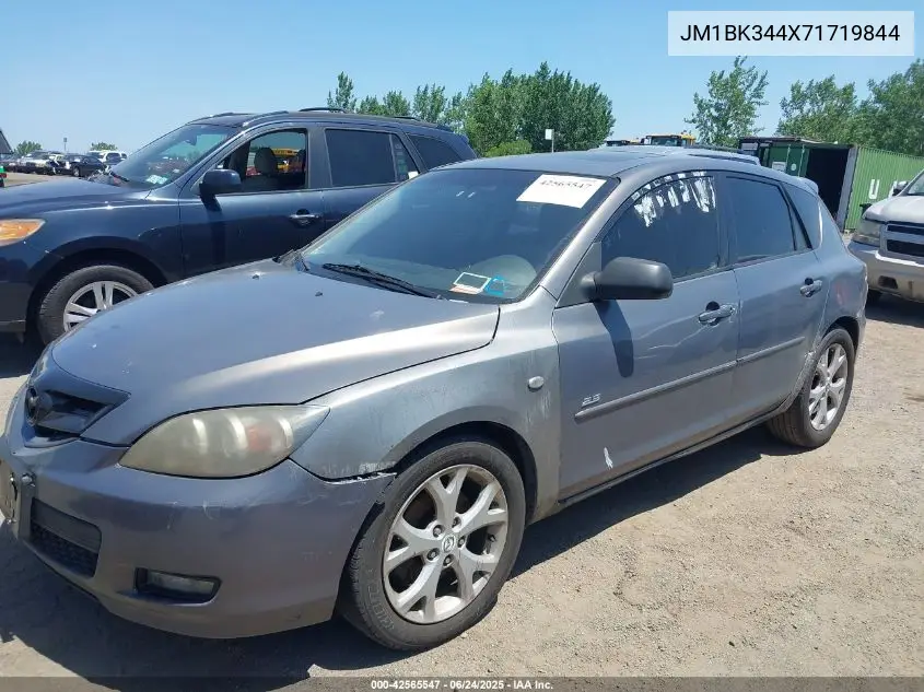 2007 Mazda Mazda3 S Touring VIN: JM1BK344X71719844 Lot: 42565547