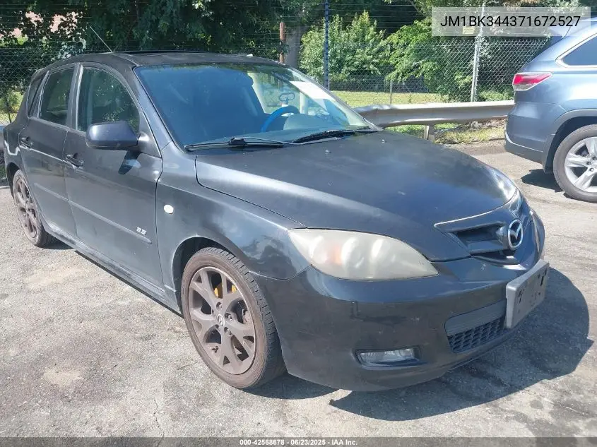 2007 Mazda Mazda3 S Touring VIN: JM1BK344371672527 Lot: 42568678