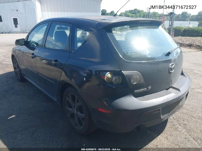 2007 Mazda Mazda3 S Touring VIN: JM1BK344371672527 Lot: 42568678