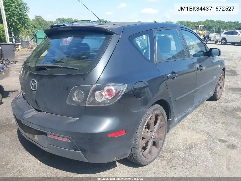 2007 Mazda Mazda3 S Touring VIN: JM1BK344371672527 Lot: 42568678