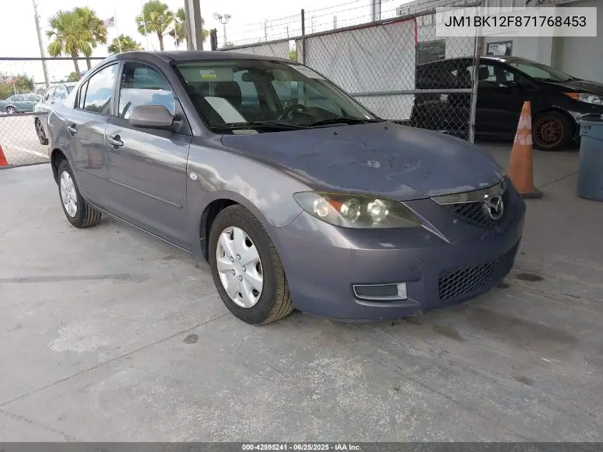 2007 Mazda Mazda3 I Sport VIN: JM1BK12F871768453 Lot: 42595241