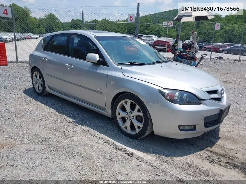 2007 Mazda Mazda3 S Touring VIN: JM1BK343071678566 Lot: 42598858
