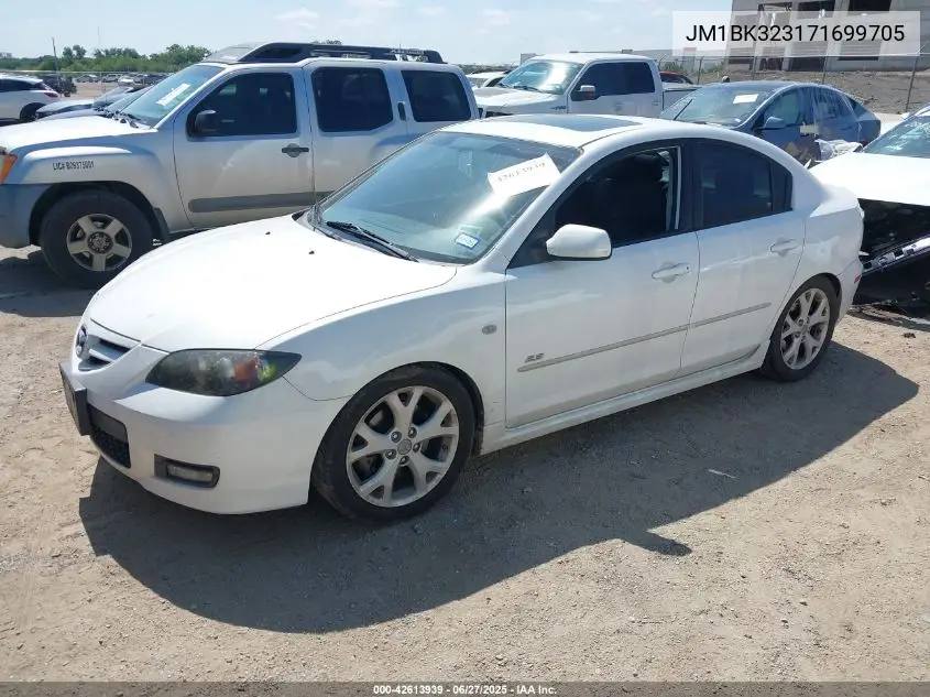 2007 Mazda Mazda3 S Touring VIN: JM1BK323171699705 Lot: 42613939