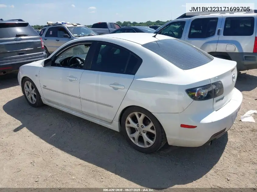 2007 Mazda Mazda3 S Touring VIN: JM1BK323171699705 Lot: 42613939