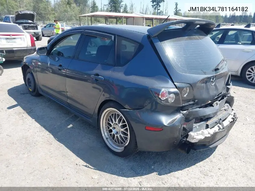 2008 Mazda Mazdaspeed3 Sport VIN: JM1BK34L781164182 Lot: 42778209