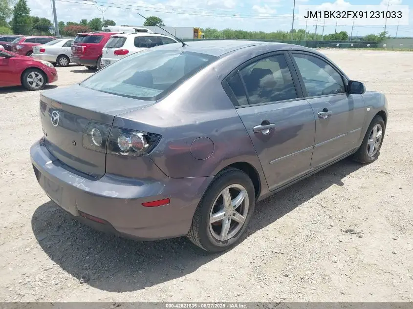 2009 Mazda Mazda3 I Sport VIN: JM1BK32FX91231033 Lot: 42621836