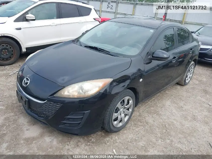 2010 Mazda Mazda3 VIN: JM1BL1SF4A1121732 Lot: 12331334