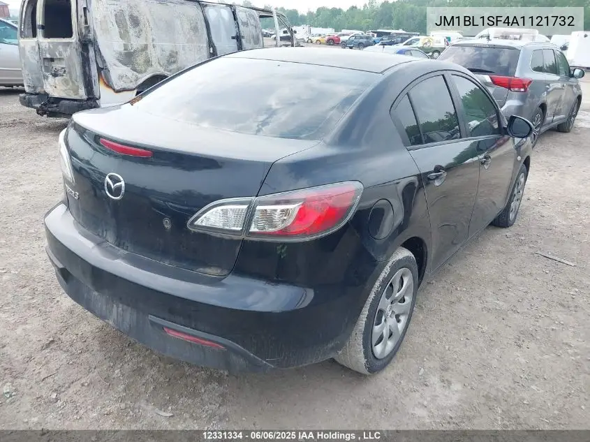 2010 Mazda Mazda3 VIN: JM1BL1SF4A1121732 Lot: 12331334