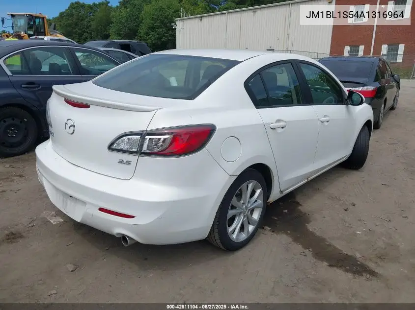 2010 Mazda Mazda3 S Sport VIN: JM1BL1S54A1316964 Lot: 42611104