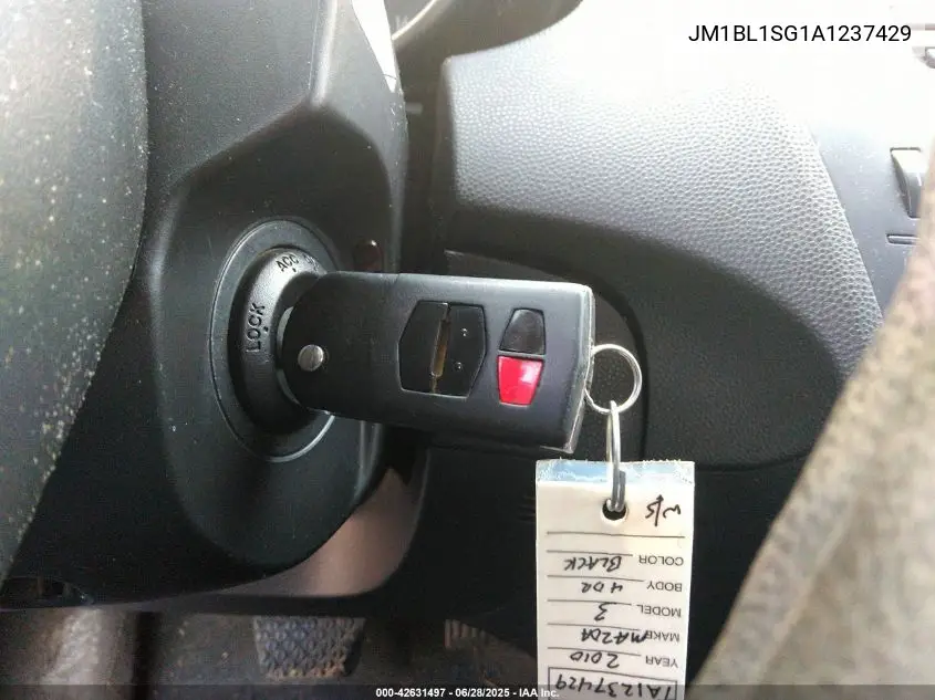 2010 Mazda Mazda3 I Touring VIN: JM1BL1SG1A1237429 Lot: 42631497