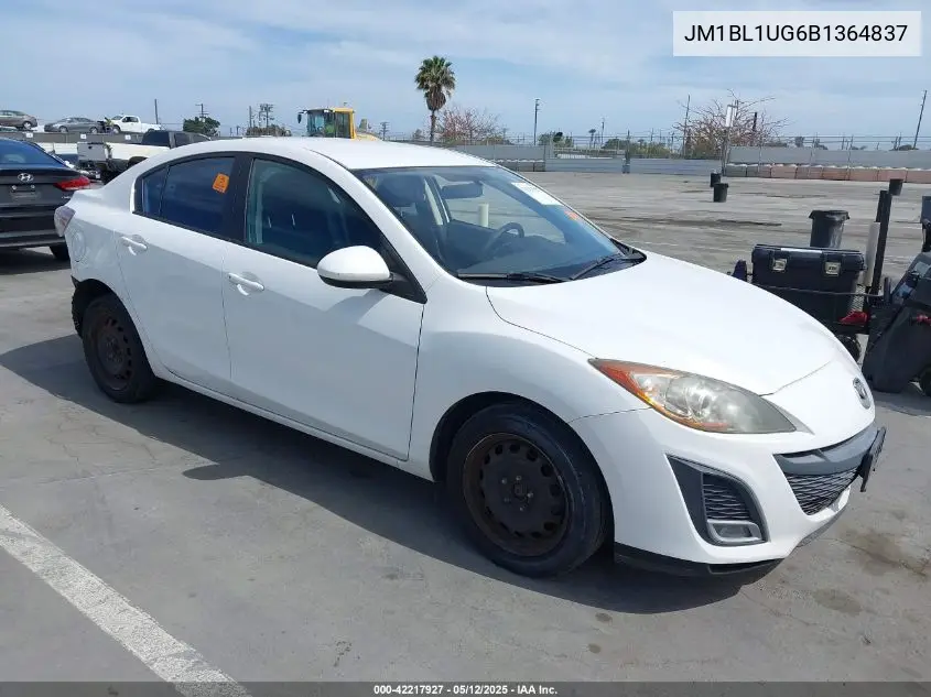 2011 Mazda Mazda3 I Sport VIN: JM1BL1UG6B1364837 Lot: 42217927