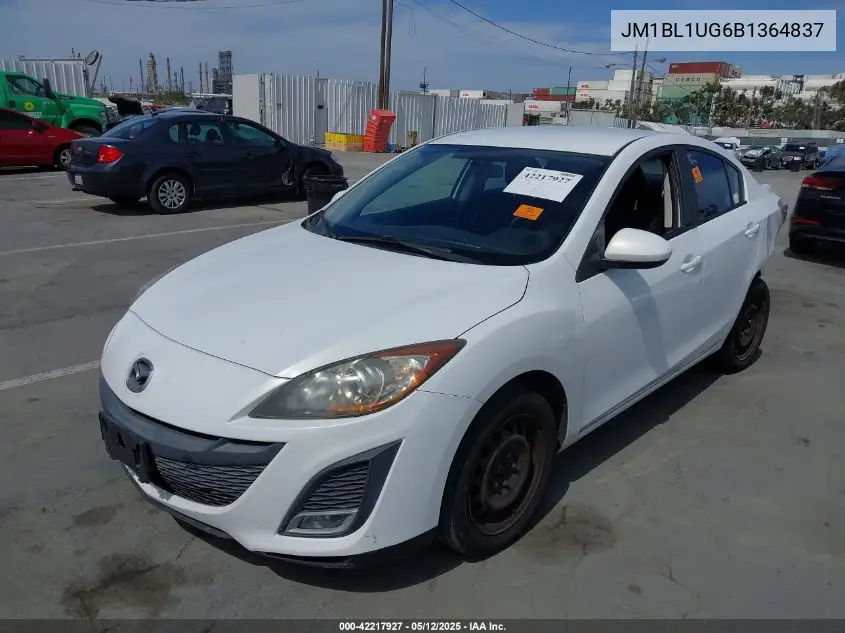 2011 Mazda Mazda3 I Sport VIN: JM1BL1UG6B1364837 Lot: 42217927