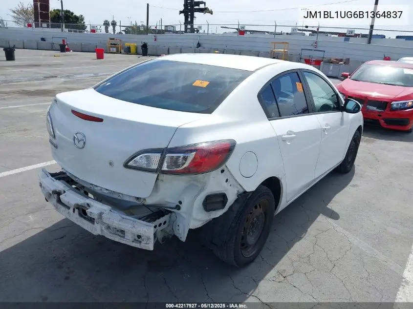 2011 Mazda Mazda3 I Sport VIN: JM1BL1UG6B1364837 Lot: 42217927