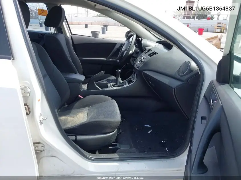 2011 Mazda Mazda3 I Sport VIN: JM1BL1UG6B1364837 Lot: 42217927