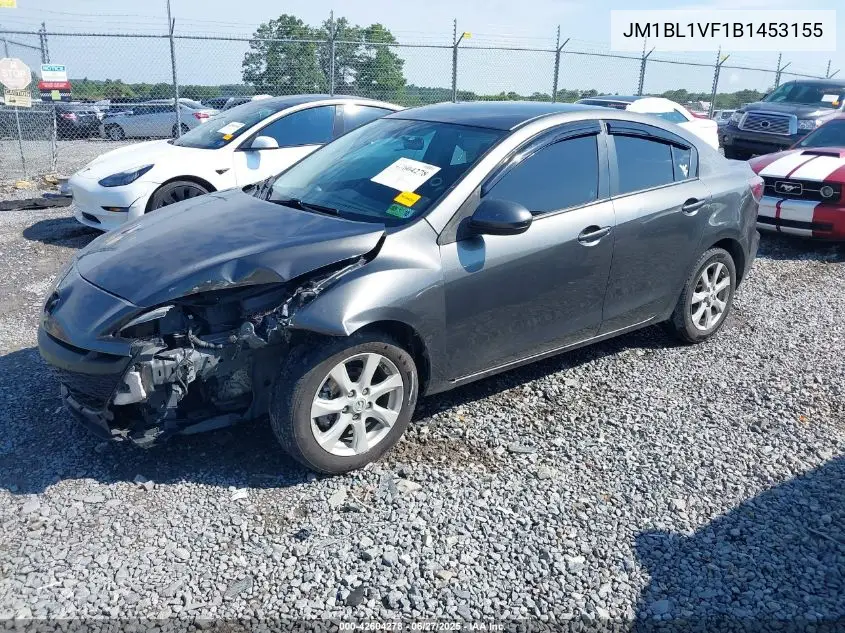 2011 Mazda Mazda3 I Touring VIN: JM1BL1VF1B1453155 Lot: 42604278