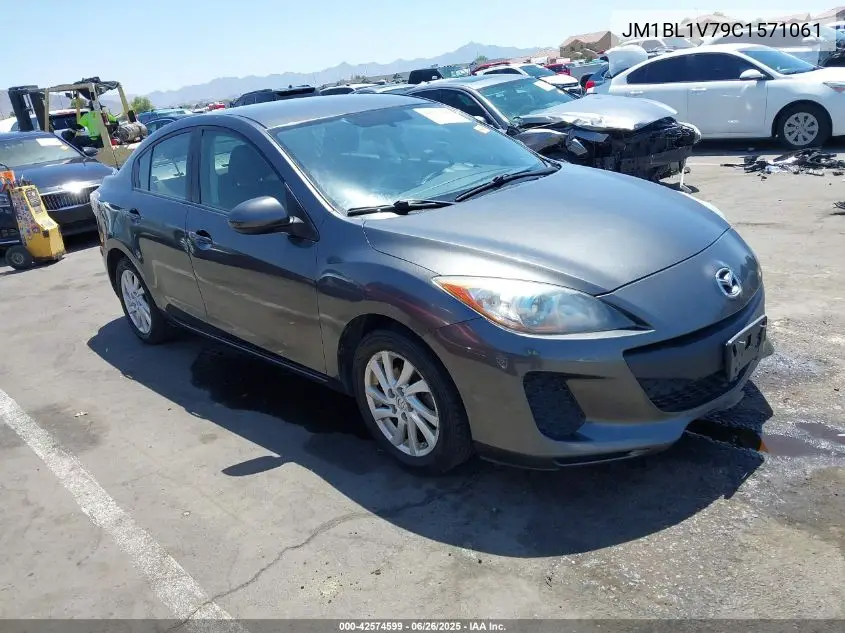 2012 Mazda Mazda3 I Touring VIN: JM1BL1V79C1571061 Lot: 42574599