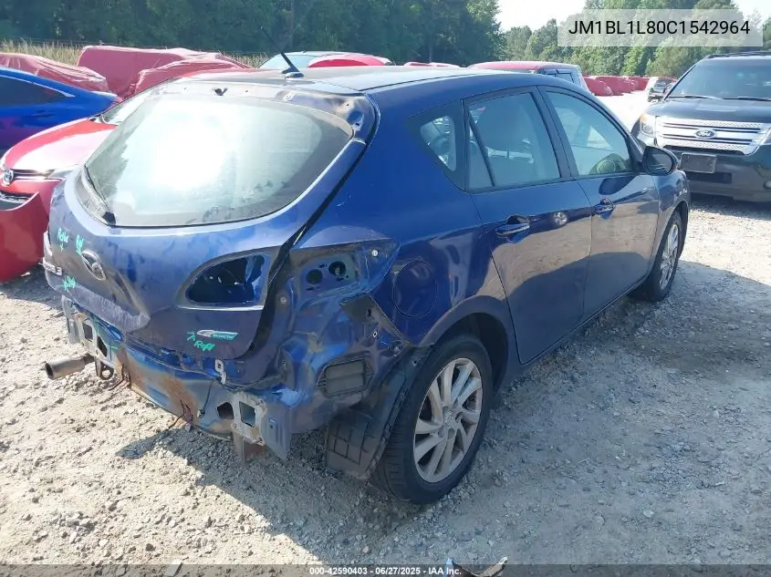 2012 Mazda Mazda3 I Touring VIN: JM1BL1L80C1542964 Lot: 42590403