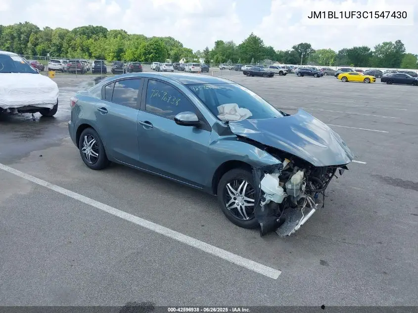 2012 Mazda Mazda3 I Sport VIN: JM1BL1UF3C1547430 Lot: 42596938