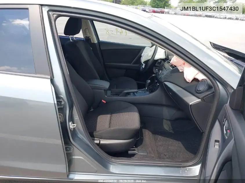 2012 Mazda Mazda3 I Sport VIN: JM1BL1UF3C1547430 Lot: 42596938