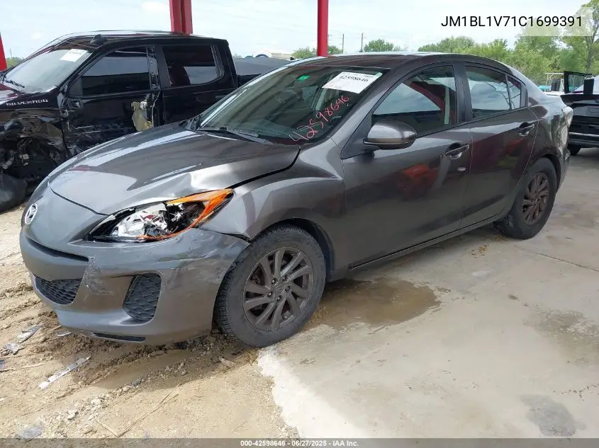 2012 Mazda Mazda3 I Touring VIN: JM1BL1V71C1699391 Lot: 42598646