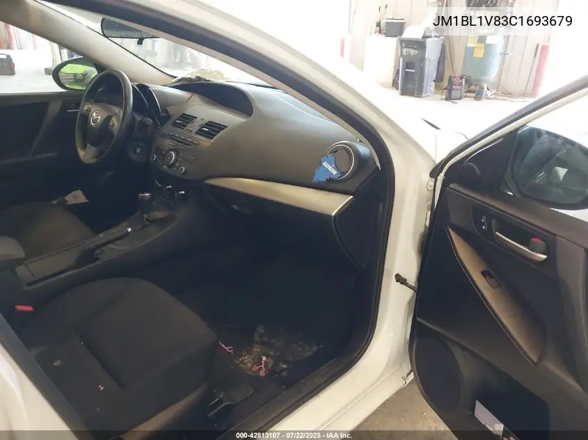 2012 Mazda Mazda3 I Touring VIN: JM1BL1V83C1693679 Lot: 42813107