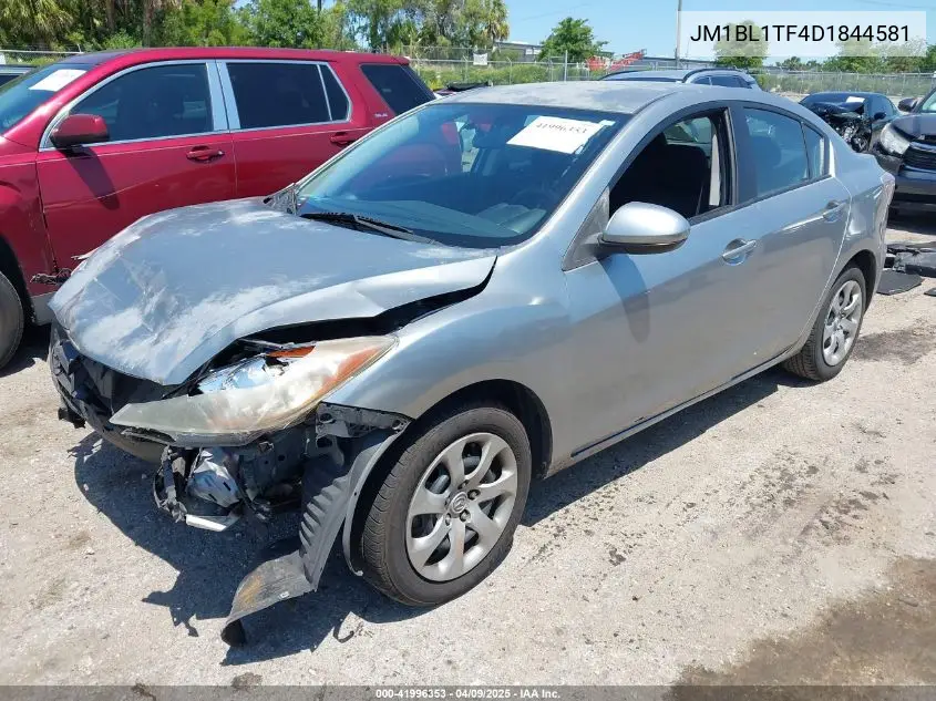 2013 Mazda Mazda3 I Sv VIN: JM1BL1TF4D1844581 Lot: 41996353