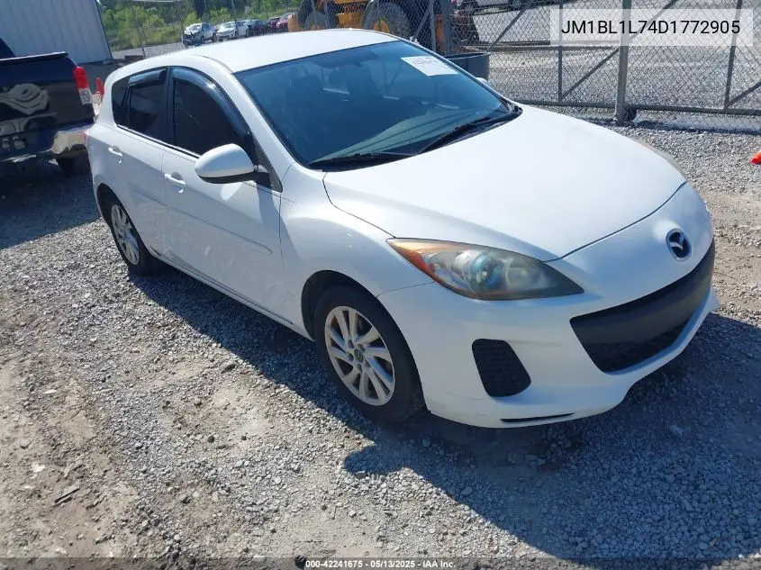2013 Mazda Mazda3 I Touring VIN: JM1BL1L74D1772905 Lot: 42241675