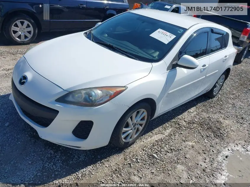 2013 Mazda Mazda3 I Touring VIN: JM1BL1L74D1772905 Lot: 42241675