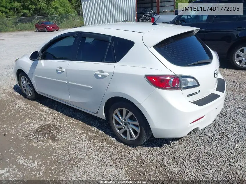 2013 Mazda Mazda3 I Touring VIN: JM1BL1L74D1772905 Lot: 42241675