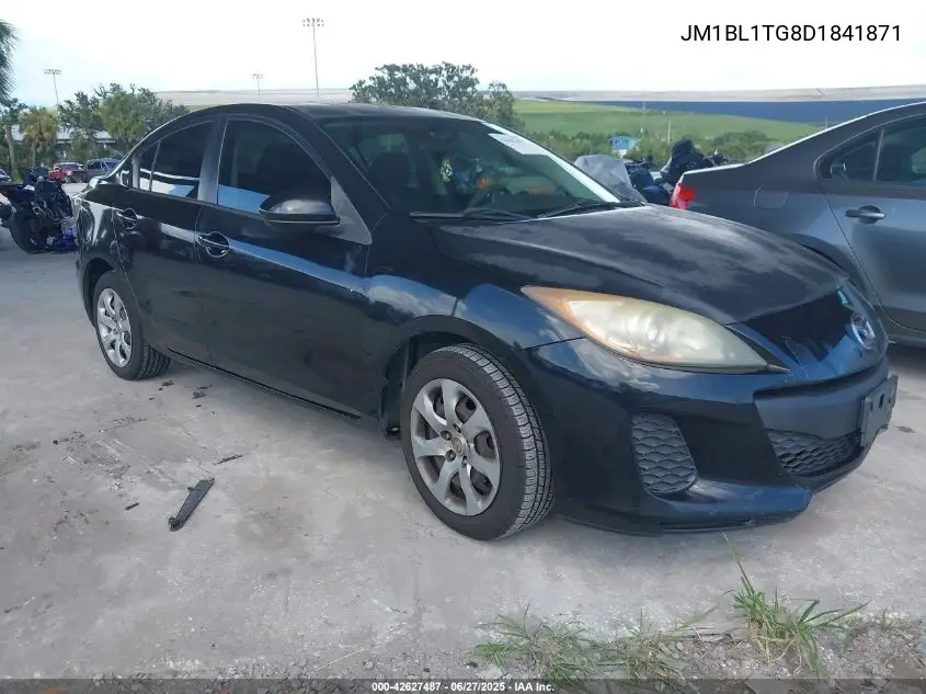 2013 Mazda Mazda3 I Sv VIN: JM1BL1TG8D1841871 Lot: 42627487