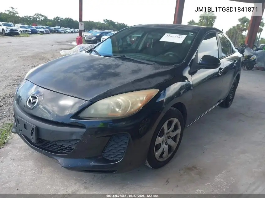2013 Mazda Mazda3 I Sv VIN: JM1BL1TG8D1841871 Lot: 42627487