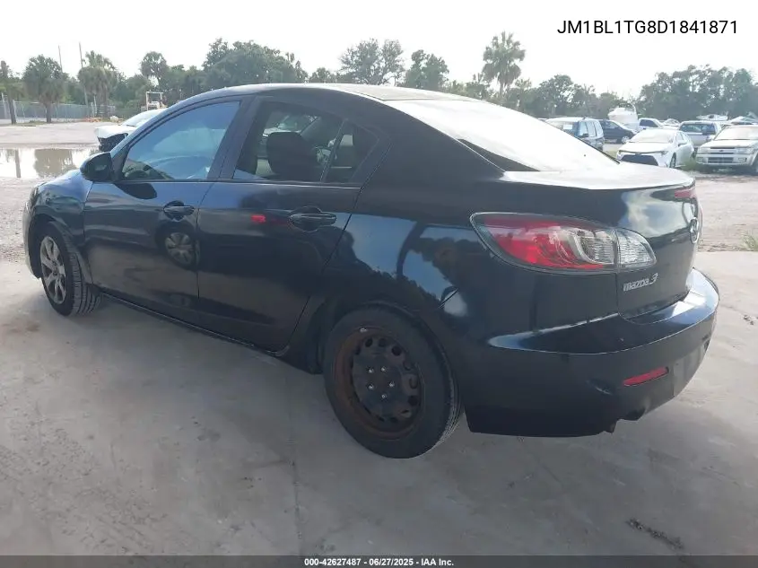 2013 Mazda Mazda3 I Sv VIN: JM1BL1TG8D1841871 Lot: 42627487