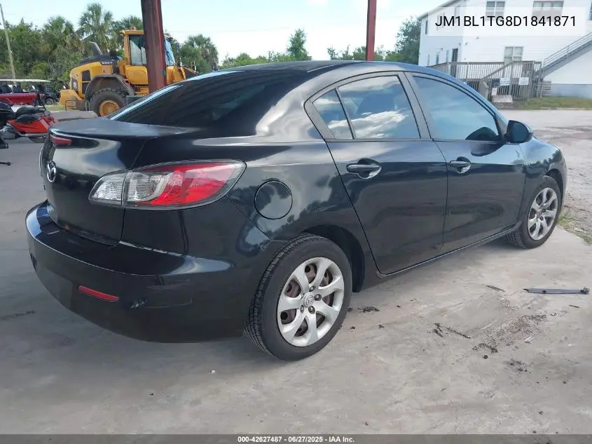 2013 Mazda Mazda3 I Sv VIN: JM1BL1TG8D1841871 Lot: 42627487