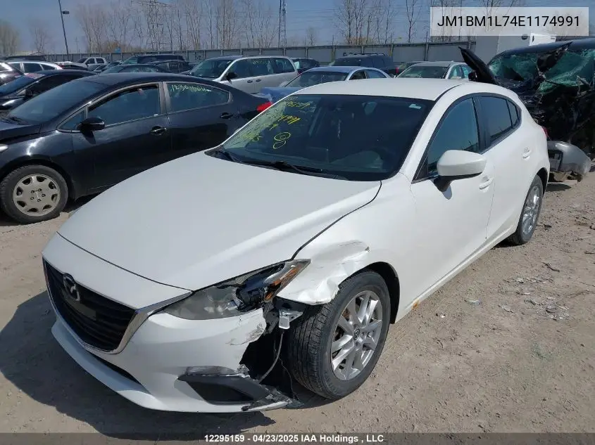 2014 Mazda Mazda3 Gs-Sky VIN: JM1BM1L74E1174991 Lot: 12295159